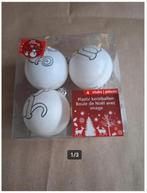 Kerstballen cat and dog, Evora, Onbekend, Nieuw, Ophalen of Verzenden