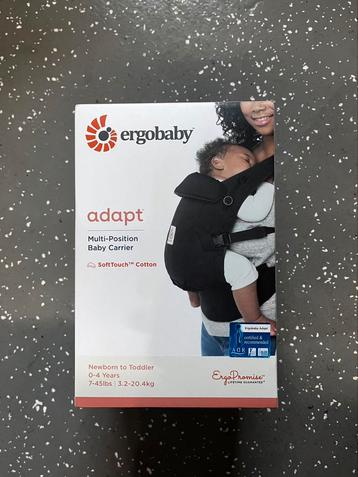Ergobaby Adapt Draagzak zo goed als nieuw beschikbaar voor biedingen