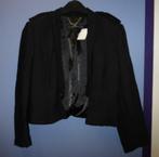 Elisabetta Franchi zwarte blazer Giacca jacket mt 38 32363, Maat 38/40 (M), Elisabetta Franchi, ., Zwart