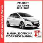 Peugeot 208 2012-2018 workshop manual op DVD in PDF Formaat, Verzenden