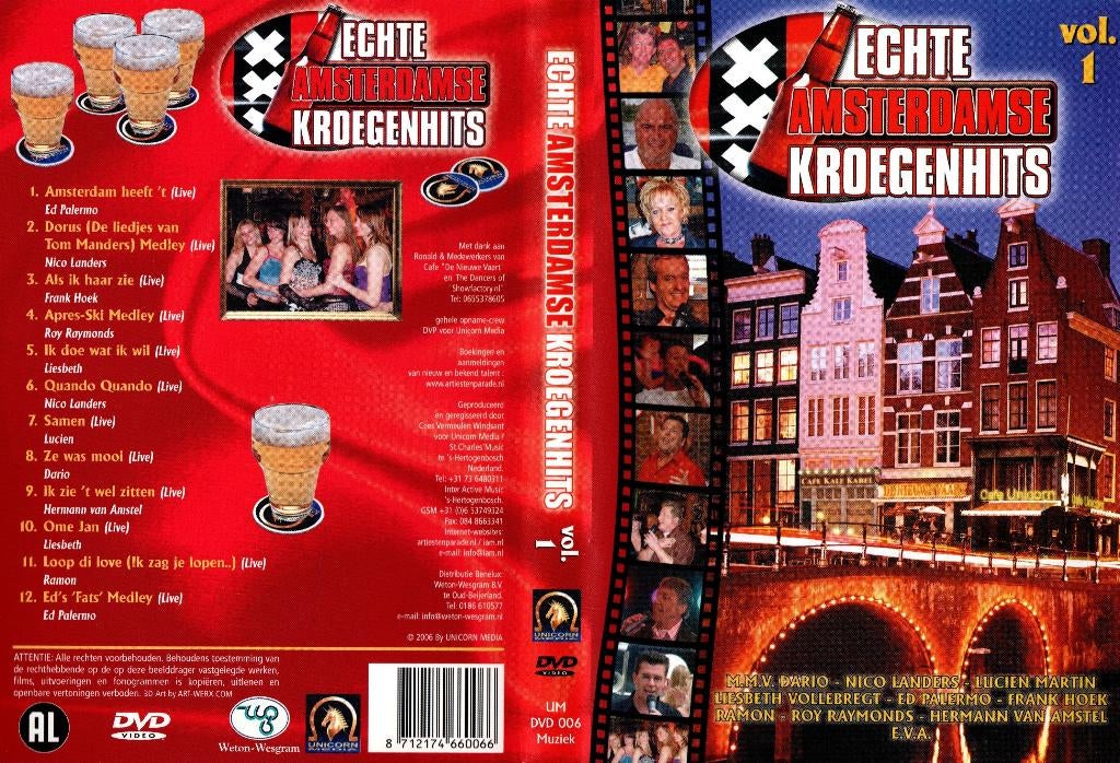 Echte Amsterdamse kroegenhits, vol. 1, Cd's en Dvd's, Alle leeftijden, Ophalen of Verzenden, Zo goed als nieuw, Muziek en Concerten