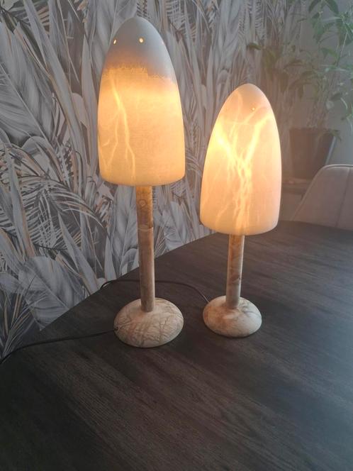 Set van 2 Pegasan Albast Lampen, Antiek en Kunst, Antiek | Lampen, Ophalen of Verzenden