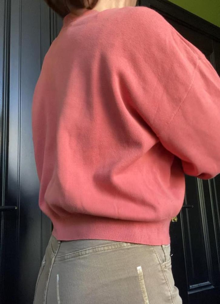& Other Stories katoenen oversized trui koraal rode, Kleding | Dames, Truien en Vesten, Zo goed als nieuw, Maat 38/40 (M), Rood