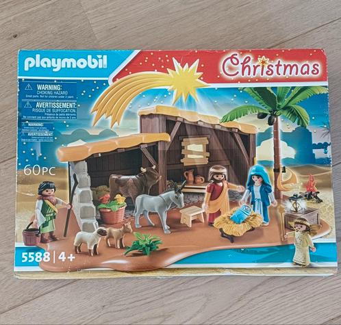 Playmobil 5588 grote kerstalplayrare, Kinderen en Baby's, Speelgoed | Kinderpuzzels, Zo goed als nieuw, Meer dan 50 stukjes, Ophalen of Verzenden