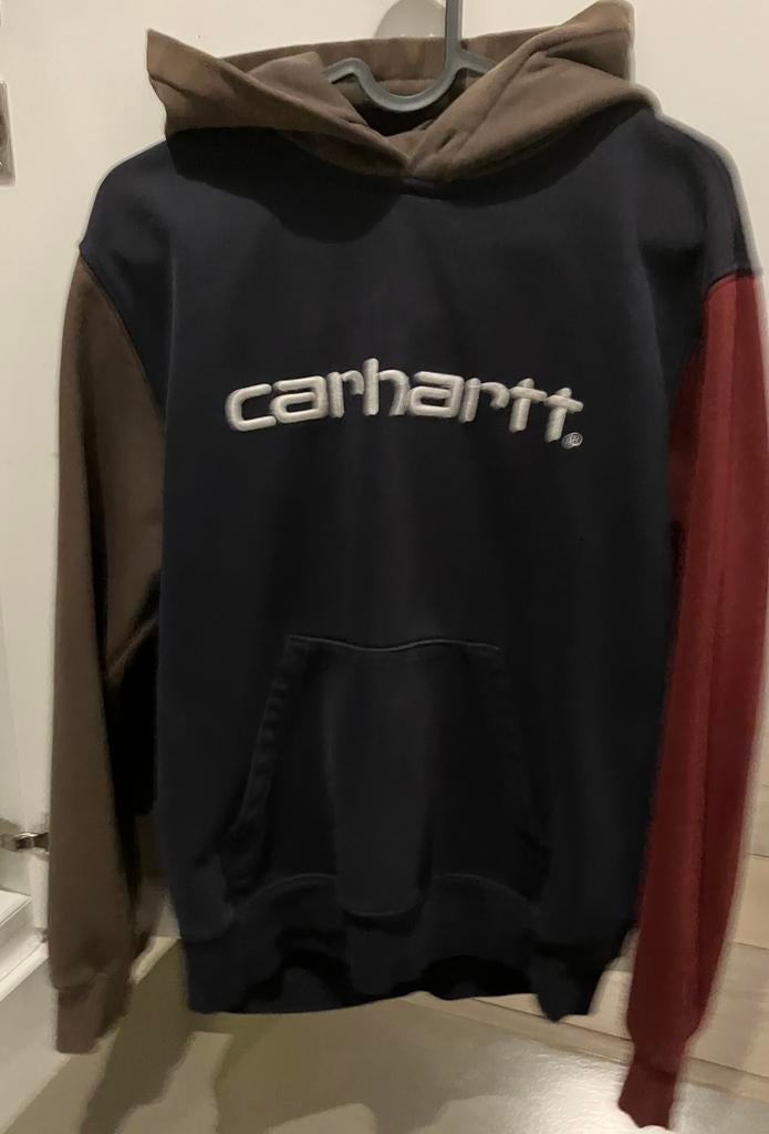 Carhartt Wip Hooded Carhartt Tricol, Ophalen of Verzenden, Gedragen, Maat 46 (S) of kleiner, Zwart