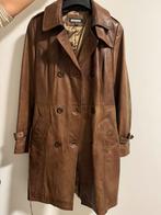 knee-length leather jacket, Ophalen, Bruin, Zo goed als nieuw, Jasje