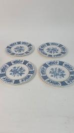 Melody Blue, Myott England vintage gebaksbordjes, 4 st. 8B7, Antiek en Kunst, Ophalen of Verzenden