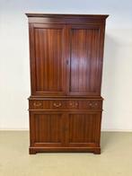 Notariskast / Buffetkast, 2-deurs in mahonie, Huis en Inrichting, Ophalen, 100 tot 150 cm, Zo goed als nieuw, Engels / Klassiek
