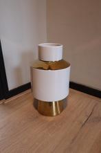 Vaas POLSPOTTEN Object White & Gold, Wit, Aardewerk of Porselein, Ophalen of Verzenden, Zo goed als nieuw