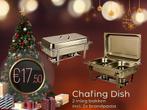Kerst! Chafing Dish tehuur + evt Party tent 6x3 /tafel etc, Ophalen, Nieuw, Kerst of Sinterklaas