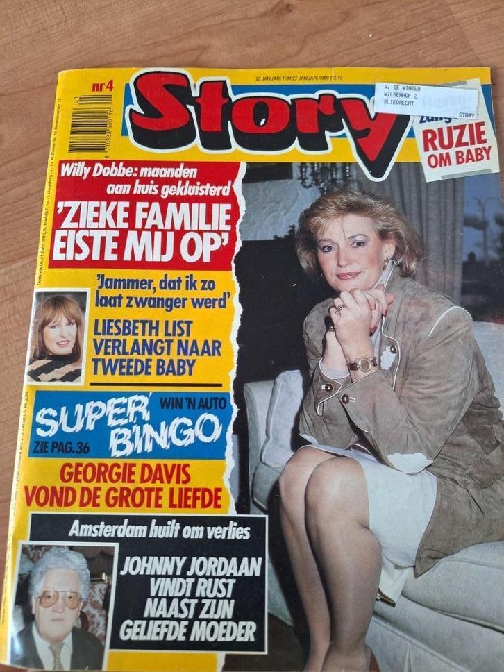 Story 1989 Willy Dobbe Andre van Duin Tina Selini Mai Tai, Verzamelen, Tijdschriften, Kranten en Knipsels, Tijdschrift, Nederland