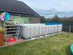 Intex zwembad 732x366x132 met warmtepomp en filterpomp, Ophalen, Zo goed als nieuw