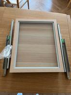 IKEA Komplement Uittrekbare plank & glasplaat eiken, Ophalen, Gebruikt, 50 tot 100 cm, Minder dan 100 cm