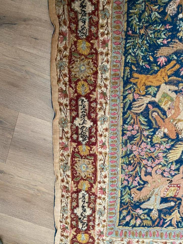 Kashmier wandkleed Perzische stijl, Antiek en Kunst, Antiek | Kleden en Textiel, Ophalen