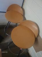 2 Barkrukken met rugleuning, Huis en Inrichting, Barkrukken, Ophalen, Gebruikt, 60 tot 90 cm, In hoogte verstelbaar