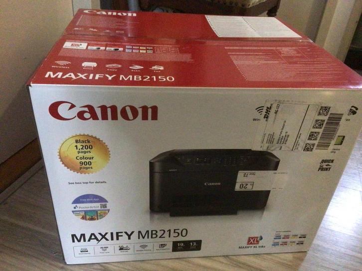 Canon Maxify MB2155 Printer - Gebruikt, Goede Staat, Computers en Software, Printers, Gebruikt, All-in-one, Inkjetprinter, Kleur printen