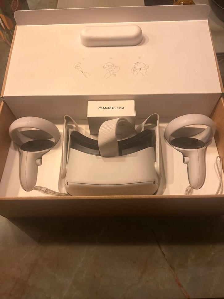 Meta Quest 2 256GB - VR Bril, Spelcomputers en Games, Virtual Reality, Zo goed als nieuw, Pc, VR-bril, Ophalen of Verzenden