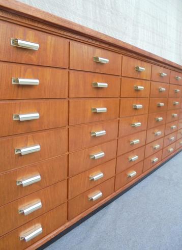 Vintage ladekast apothekerskast winkelkast toonbank  beschikbaar voor biedingen