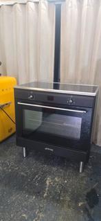 Inductiefornuis Smeg matzwart 90 cm, Witgoed en Apparatuur, Fornuizen, Ophalen