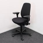 Kinnarps 9000 bureaustoel, NIEUW zwart gestoffeerd,, Gebruikt, -, Zwart, -