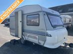 Hobby Classic 350 TK 1995; 2xtreinzit stapelbed; tent+luifel, Caravans en Kamperen, Hobby, Bedrijf, Treinzit, Schokbreker