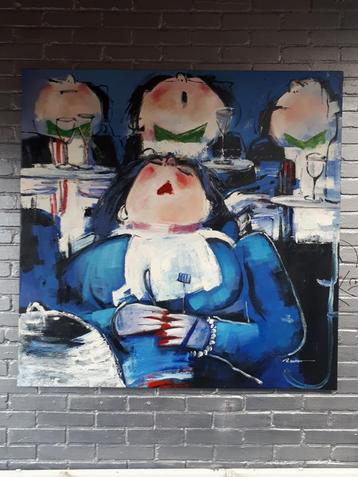 Schilderij kunst  beschikbaar voor biedingen