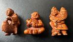 Ojimes in buxushout van Vissers, Antiek en Kunst, Ophalen of Verzenden