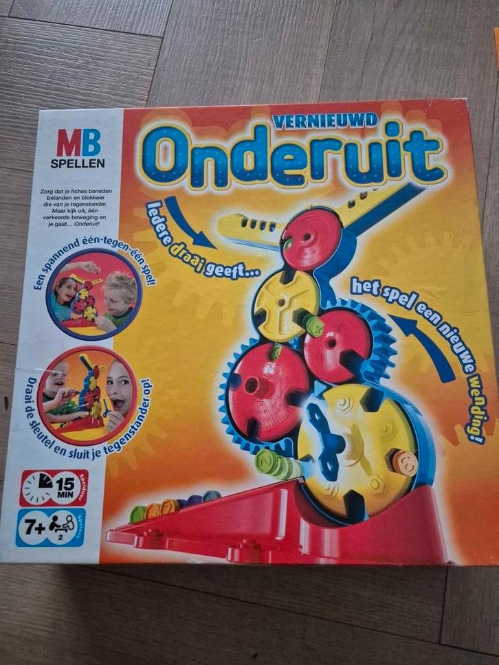 onderuit, Hobby en Vrije tijd, Gezelschapsspellen | Bordspellen, Gebruikt, Ophalen of Verzenden
