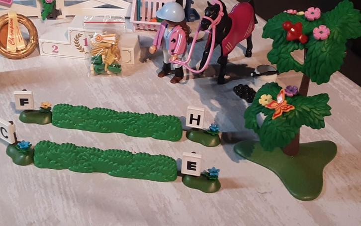 70996 Paardrij toernooi, Kinderen en Baby's, Speelgoed | Playmobil, Zo goed als nieuw, Complete set, Ophalen of Verzenden