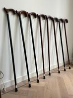 (NIEUW) Sauer/ diverse hoogwaardige Derby wandelstokken, 50 tot 100 cm, Derby, Rond, Zo goed als nieuw