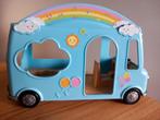 Sylvanian families blauwe crèche bus compleet, Ophalen of Verzenden, Gebruikt