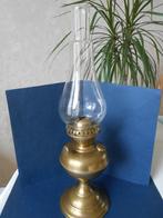 Olielamp, messing, tafellamp, Antiek en Kunst, Antiek | Lampen, Ophalen of Verzenden