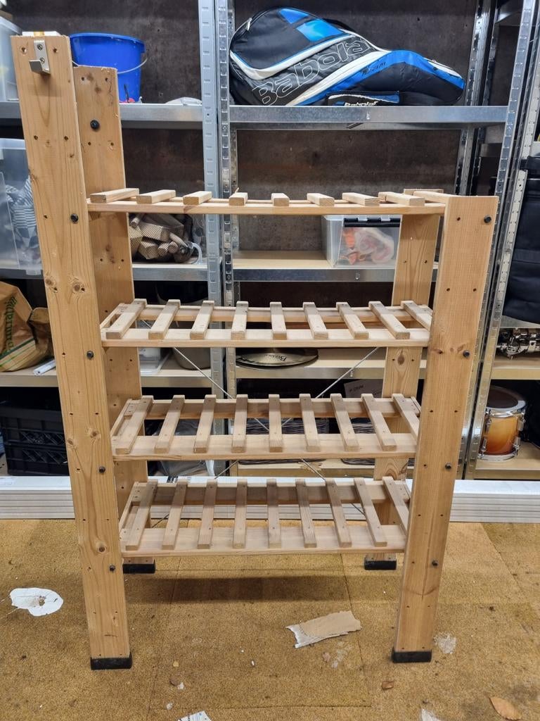 Houten wijnrek / flessenrek - ideaal voor wijnflessen, Huis en Inrichting, Woonaccessoires | Wijnrekken, Ophalen of Verzenden