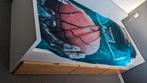 Bed met lades (deel van een set), Huis en Inrichting, Slaapkamer | Bedden, Ophalen, Gebruikt, 90 cm, Eenpersoons