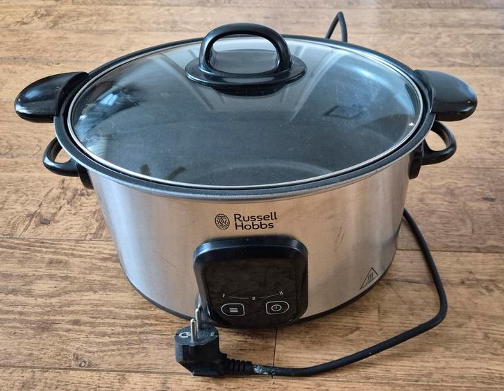 Russell Hobbs Slowcooker met Timer, Witgoed en Apparatuur, Slowcookers, Gebruikt, Timer, Vaatwasmachinebestendig, Ophalen of Verzenden