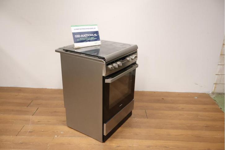 Elektrisch 4-Pits Gasfornuis met Heteluchtoven van Inventum, Witgoed en Apparatuur, Fornuizen, Ophalen of Verzenden