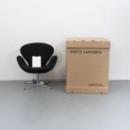 1 fritz Hansen Swan Chair Zwart stof nieuw, Huis en Inrichting, Fauteuils, Niet ingevuld, Niet ingevuld, Nieuw, Stof
