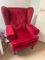 Fauteuil rood (2 stuks), Huis en Inrichting, Fauteuils, Ophalen, Zo goed als nieuw