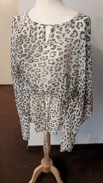 Hippie top - panterprint - maat 42/44, Bruin, Verzenden, Maat 42/44 (L), Zo goed als nieuw