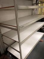 8 meter legbordstelling van overtoom/manutan, Ophalen, Gebruikt