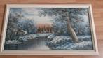 Landschap schilderij, Antiek en Kunst, Ophalen of Verzenden