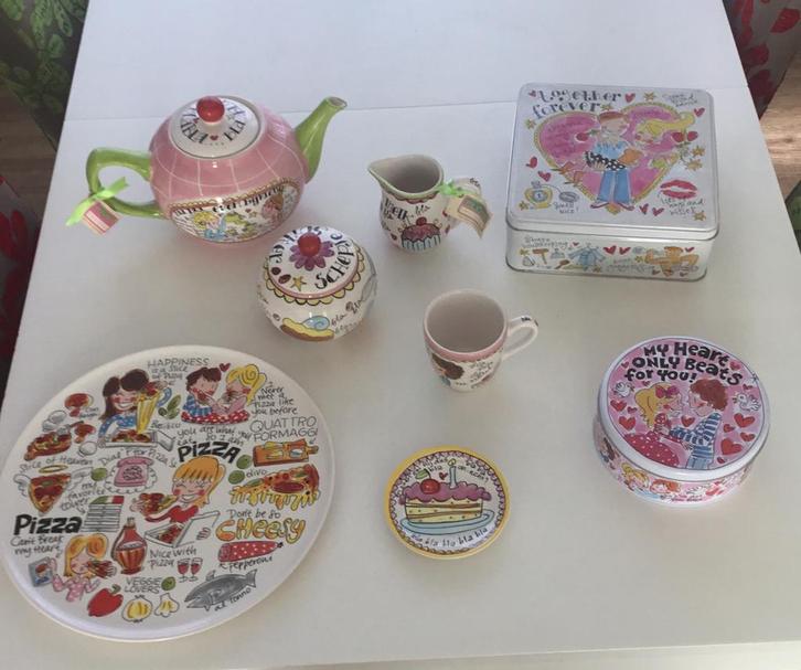 Blond Amsterdam Servies 8 delige Collectie, Huis en Inrichting, Keuken | Servies, Zo goed als nieuw, Bord(en), Blond Amsterdam