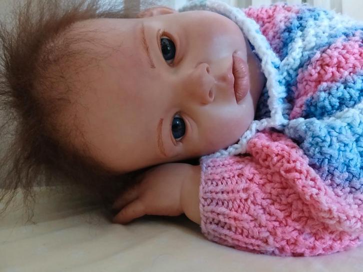 Reborn Arianna *(Weekendactie!)*, Verzamelen, Poppen, Zo goed als nieuw, Pop, Levensecht of Reborn, Ophalen of Verzenden