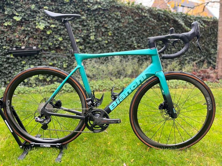 Bianchi Specialissima Pro (59) Campa Super Record powermeter, Fietsen en Brommers, Fietsen | Racefietsen, Zo goed als nieuw, Heren