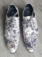 Lureaux  schoenen met blauw bloem motief, Blauw, Ophalen of Verzenden, Zo goed als nieuw, Veterschoenen