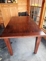 Massief Eikenhouten Tafel - 160x90 cm, Huis en Inrichting, Ophalen, Gebruikt