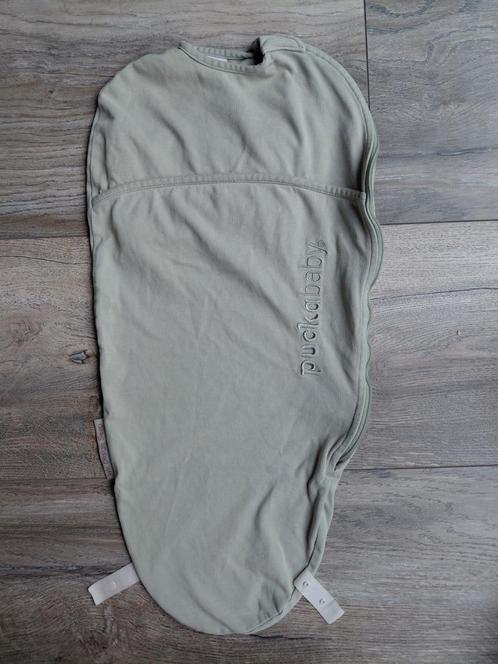 Puckababy piep, Olive, gebruikt maar netjes, Kinderen en Baby's, Dekens, Slaapzakjes en Inbakerproducten, Gebruikt, Bakerzak of Bakerdoek