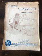 Bladmuziek Torna a Sorrento voor piano en zang, Muziek en Instrumenten, Bladmuziek, Zang, Gebruikt, Klassiek, Ophalen of Verzenden