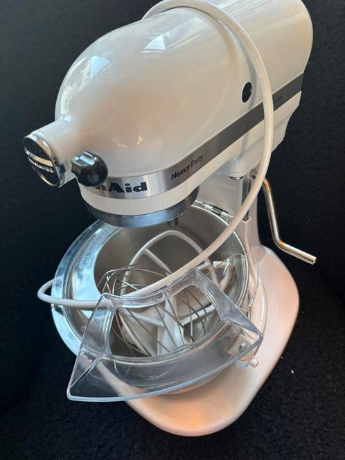 KitchenAid K5 is een heavy duty keukenmachine wit 4.8 liter, Witgoed en Apparatuur, Keukenmixers, Zo goed als nieuw, 4 liter of meer