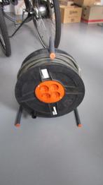 Tk nette 220V stroomhaspel haspel verlengsnoer 40meter., Ophalen of Verzenden, Zo goed als nieuw, Kabel of Snoer